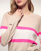 Jersey Cuello Redondo Rayas Tricolores