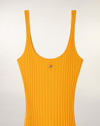 Robe Courte Bretelles Plaque Metallique "Ff"