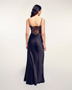 Long Dress Straps Top Lace