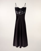 Long Dress Straps Top Lace
