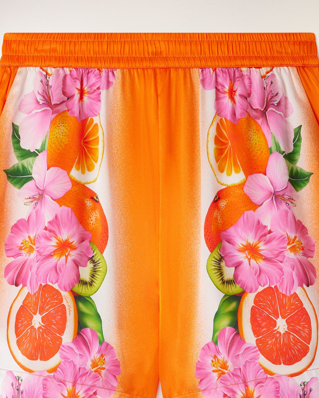Shorts con estampado de friso