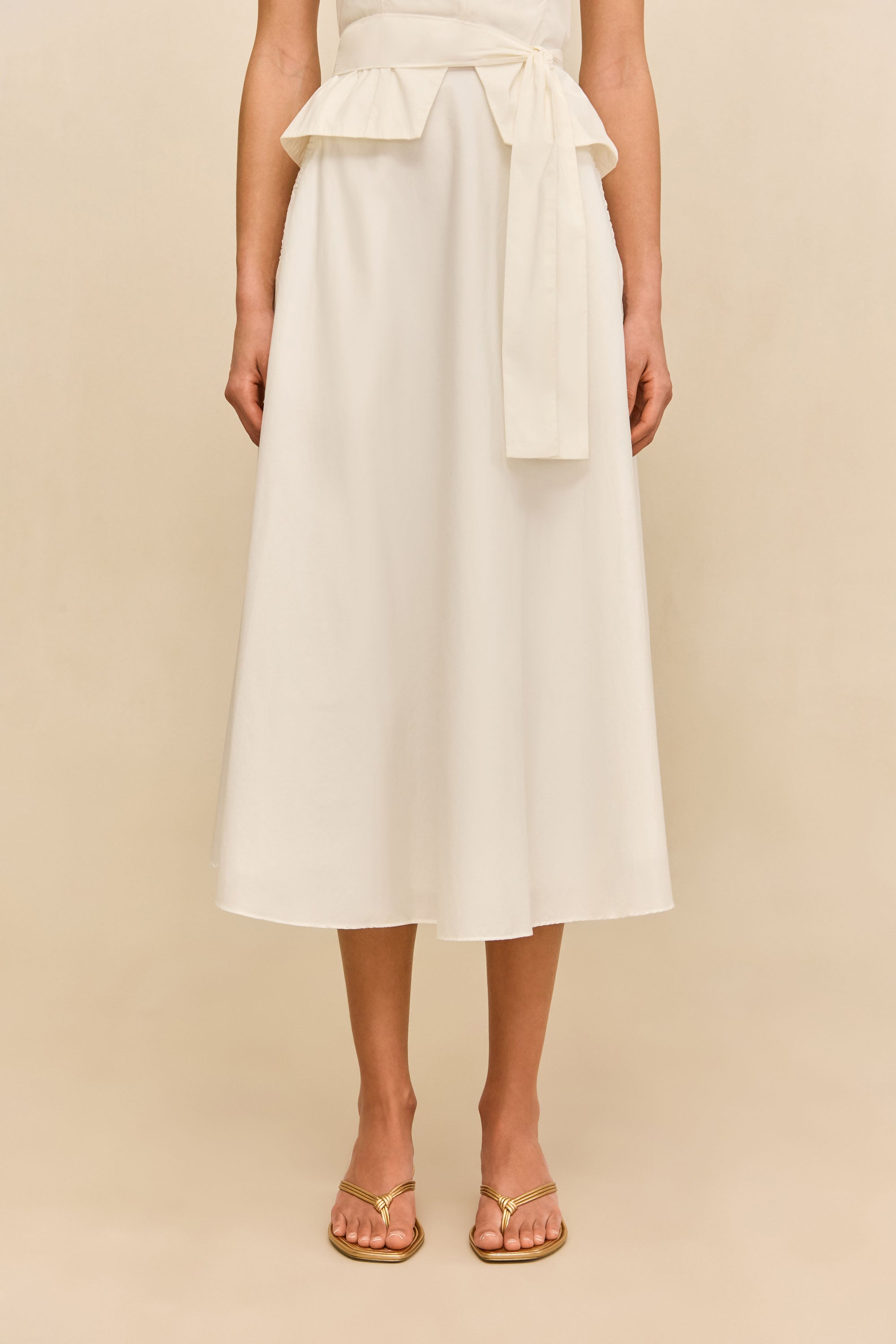 Falda Ely - Blanco Roto