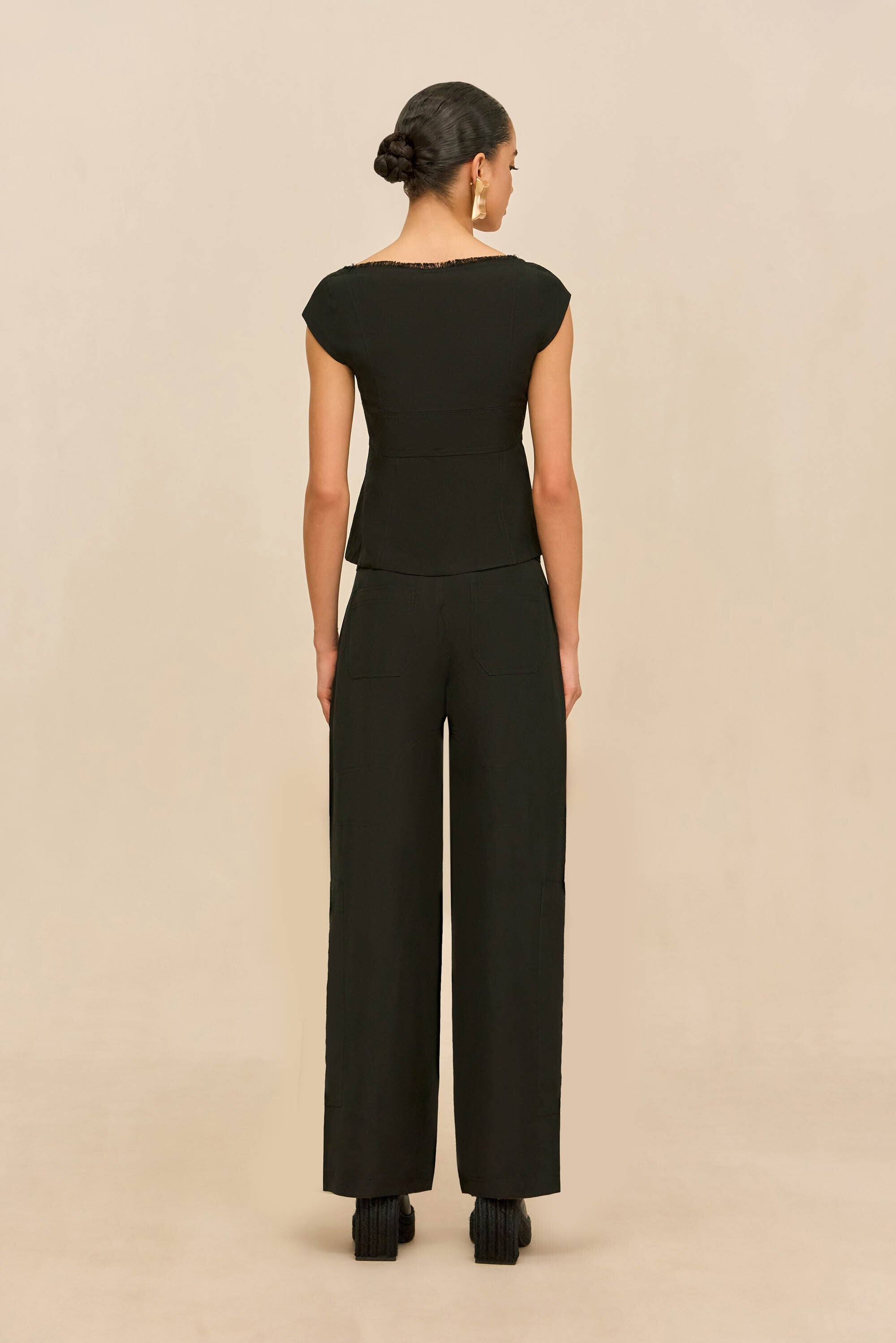Pantalones Wynn - Negro