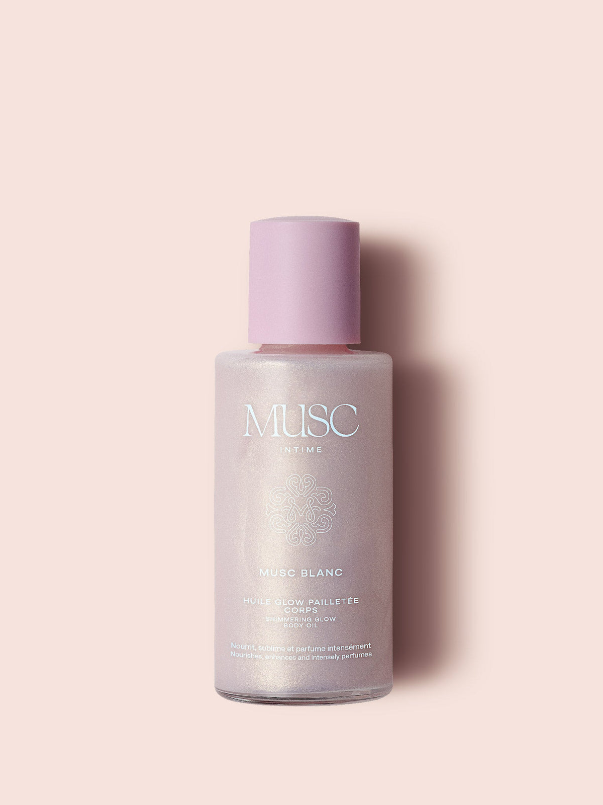 Musc Blanc - Glow Olie Met Glitters Voor Het Lichaam