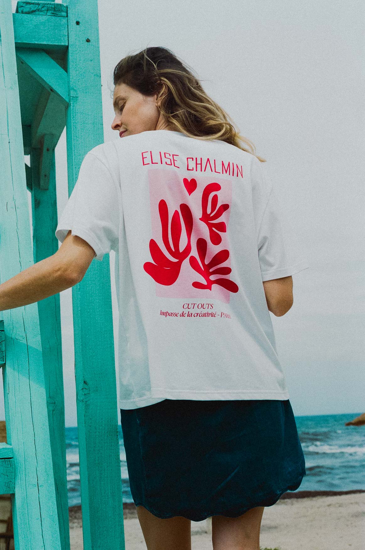 T-Shirt Mat Écru