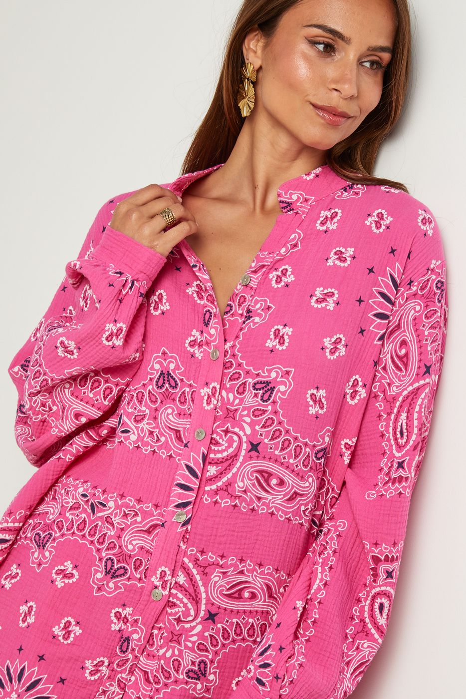 Ensemble Chemise Et Short - Rose