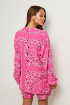 Ensemble Chemise Et Short - Rose