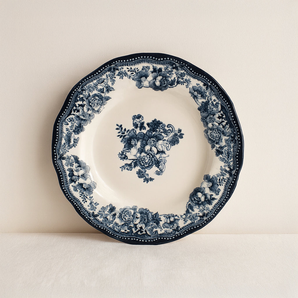 Faustine - Sæt med 6 dybe tallerkener - 22 cm - Stentøj