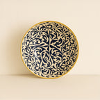 Eraclea - Set di 6 piatti fondi - 20 cm - Gres - Decoro blu