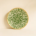 Héraclée – 6er-Set Dessertteller – 19 cm – Steinzeug – Grünes Dekor