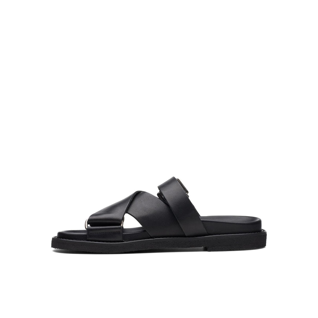Desert Cross - Black Leather - Femme