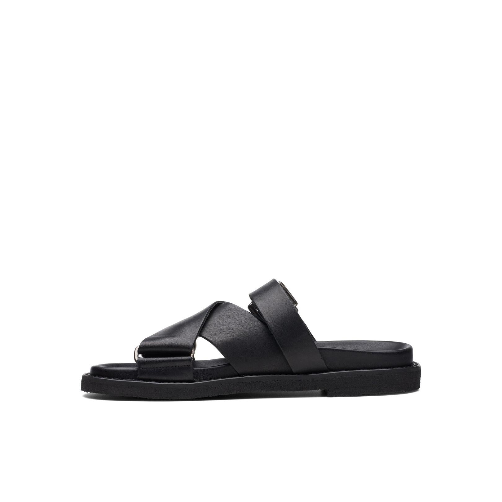 Desert Cross - Black Leather - Femme