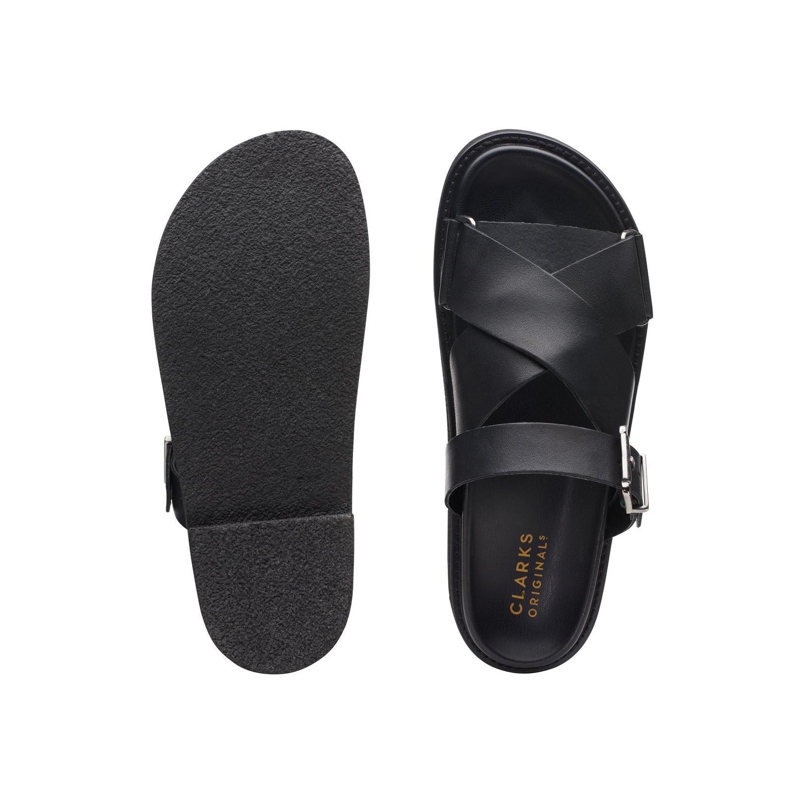 Desert Cross - Black Leather - Femme