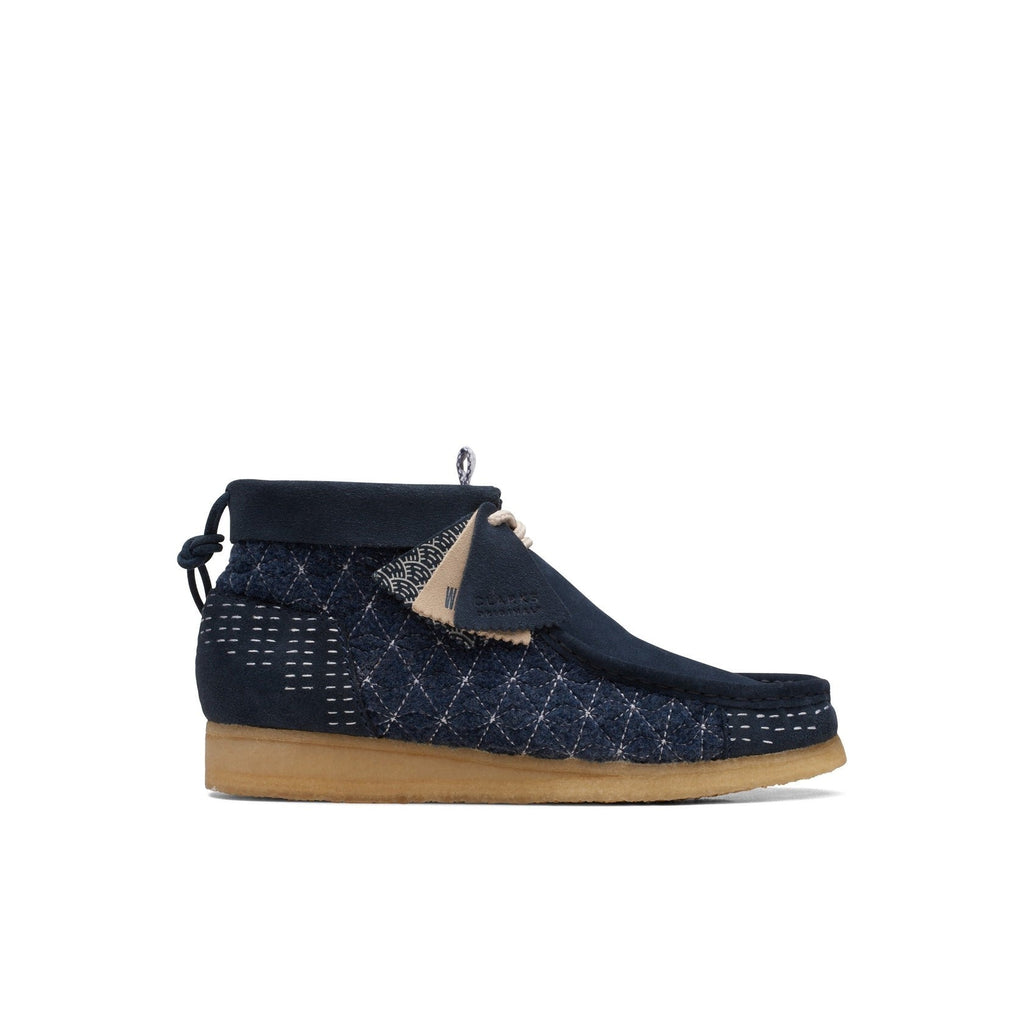 Wallabee Boot - Navy Sashiko - Men's
