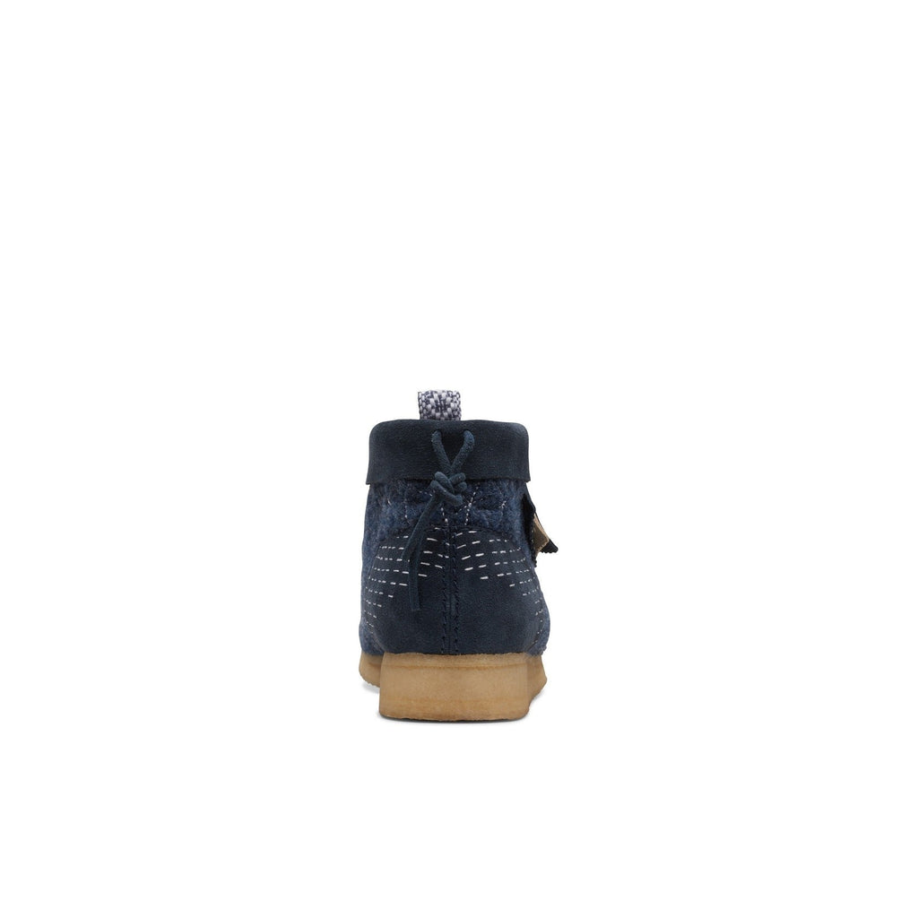 Wallabee Boot - Navy Sashiko - Men's