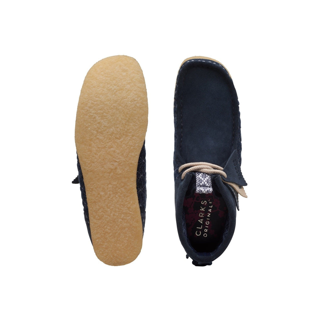 Wallabee Boot - Navy Sashiko - Men's