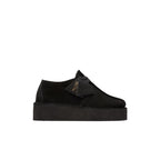 Trek Wedge - Black Suede - Femme