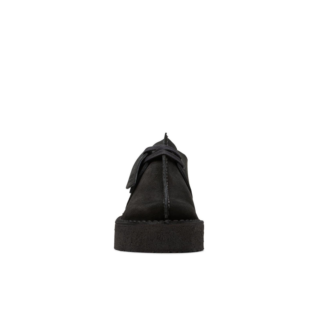Trek Wedge - Black Suede - Femme