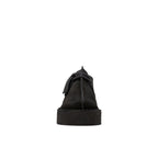 Trek Wedge - Black Suede - Femme