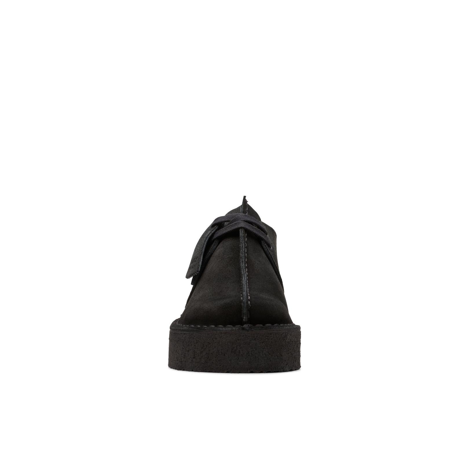 Trek Wedge - Black Suede - Femme