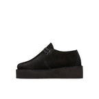 Trek Wedge - Black Suede - Femme