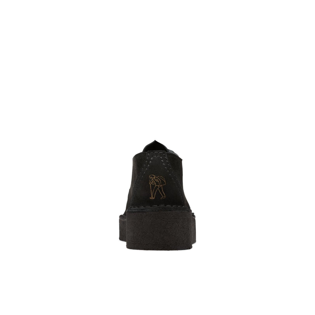 Trek Wedge - Black Suede - Femme