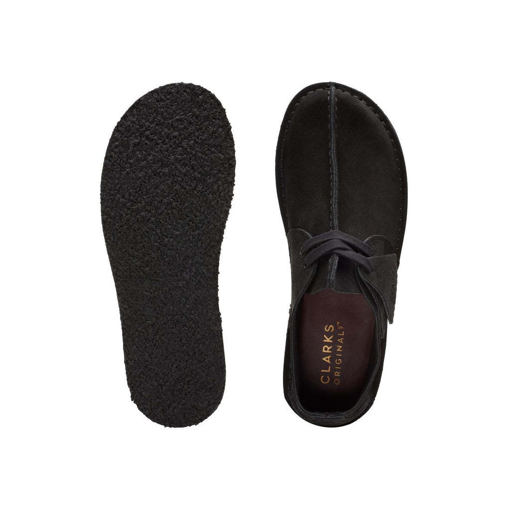 Trek Wedge - Black Suede - Femme