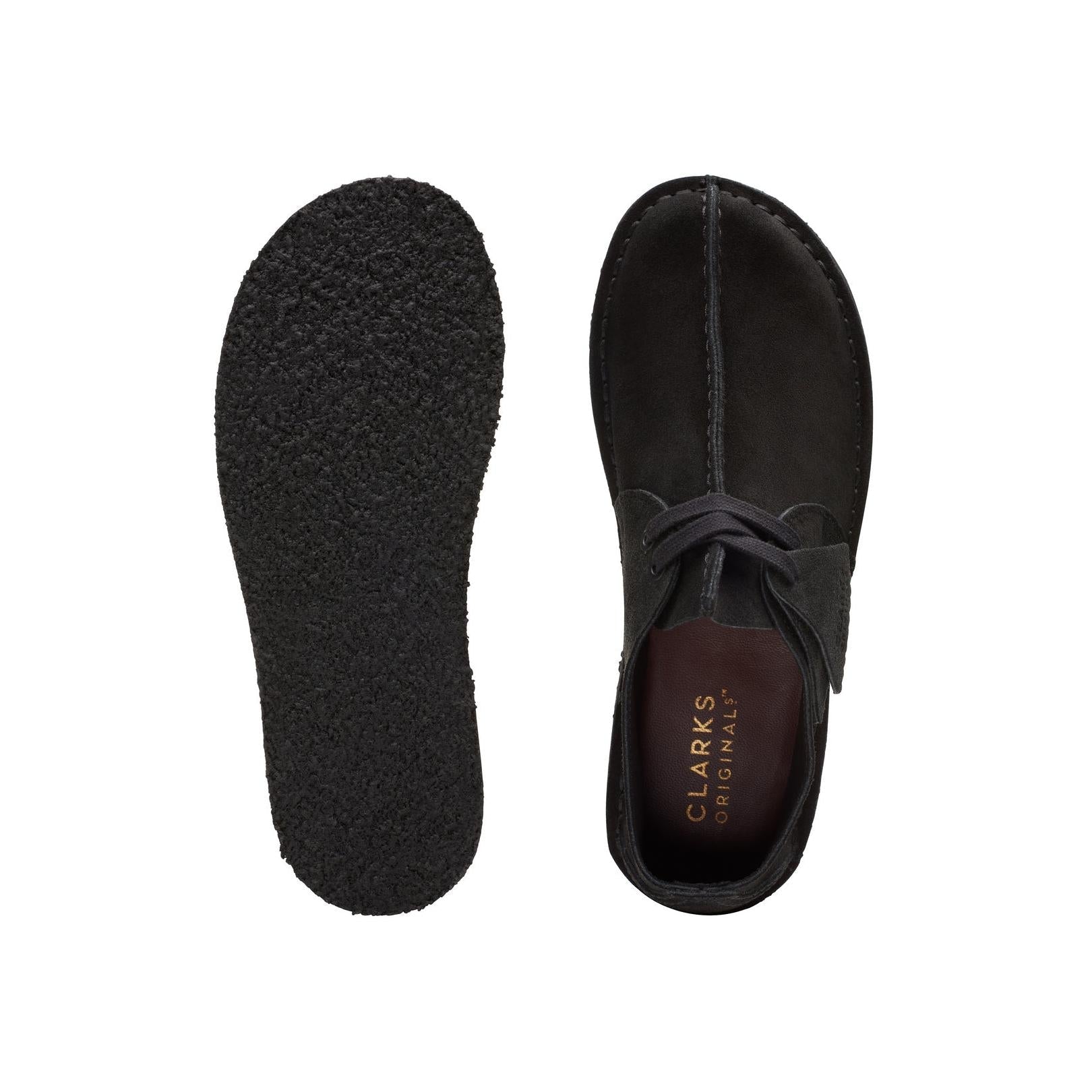 Trek Wedge - Black Suede - Femme