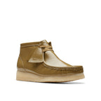 Botas Wallabee Boot - Dark Olive Patent - Mujer