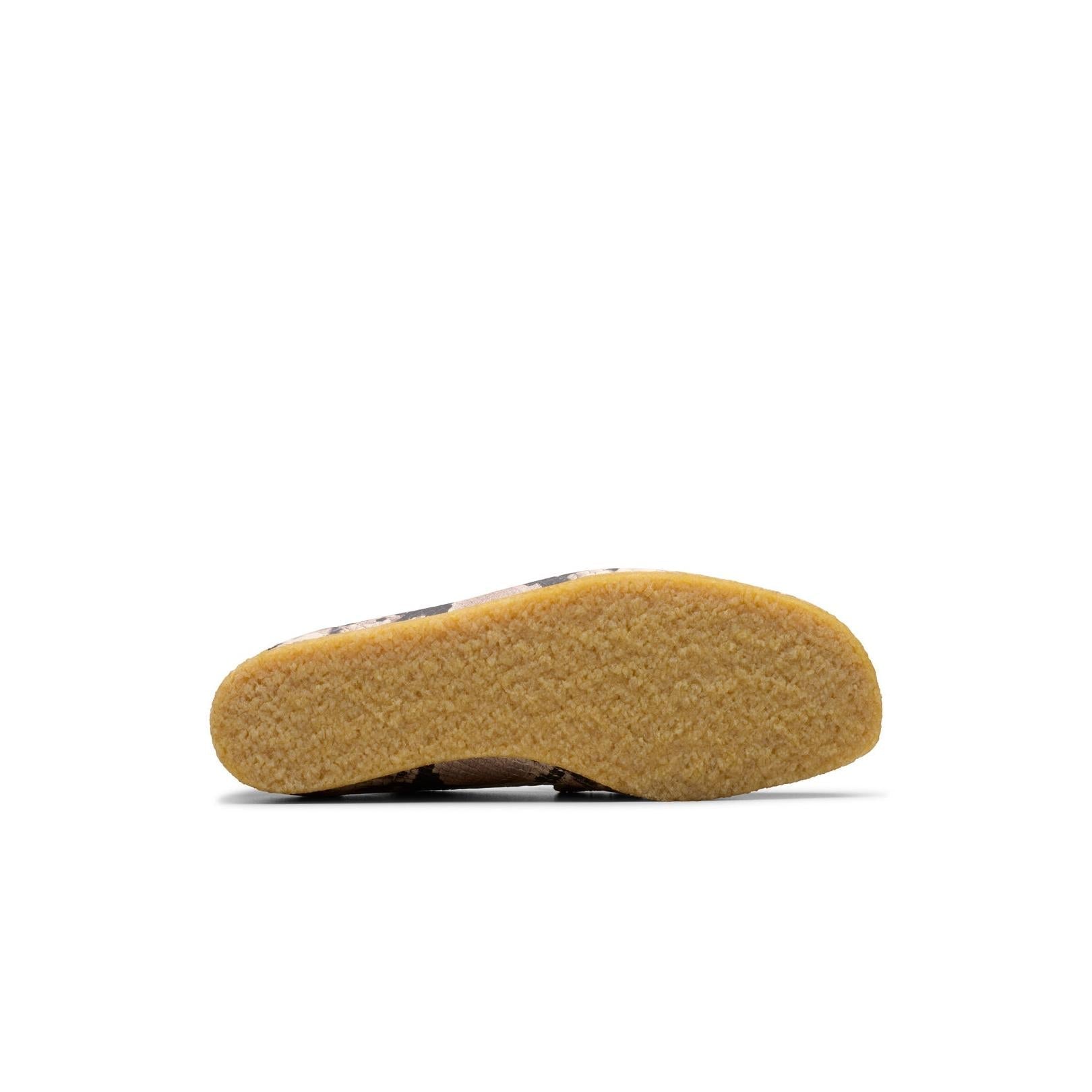 Mocasín Wallabee - Piel de serpiente gris - Mujer