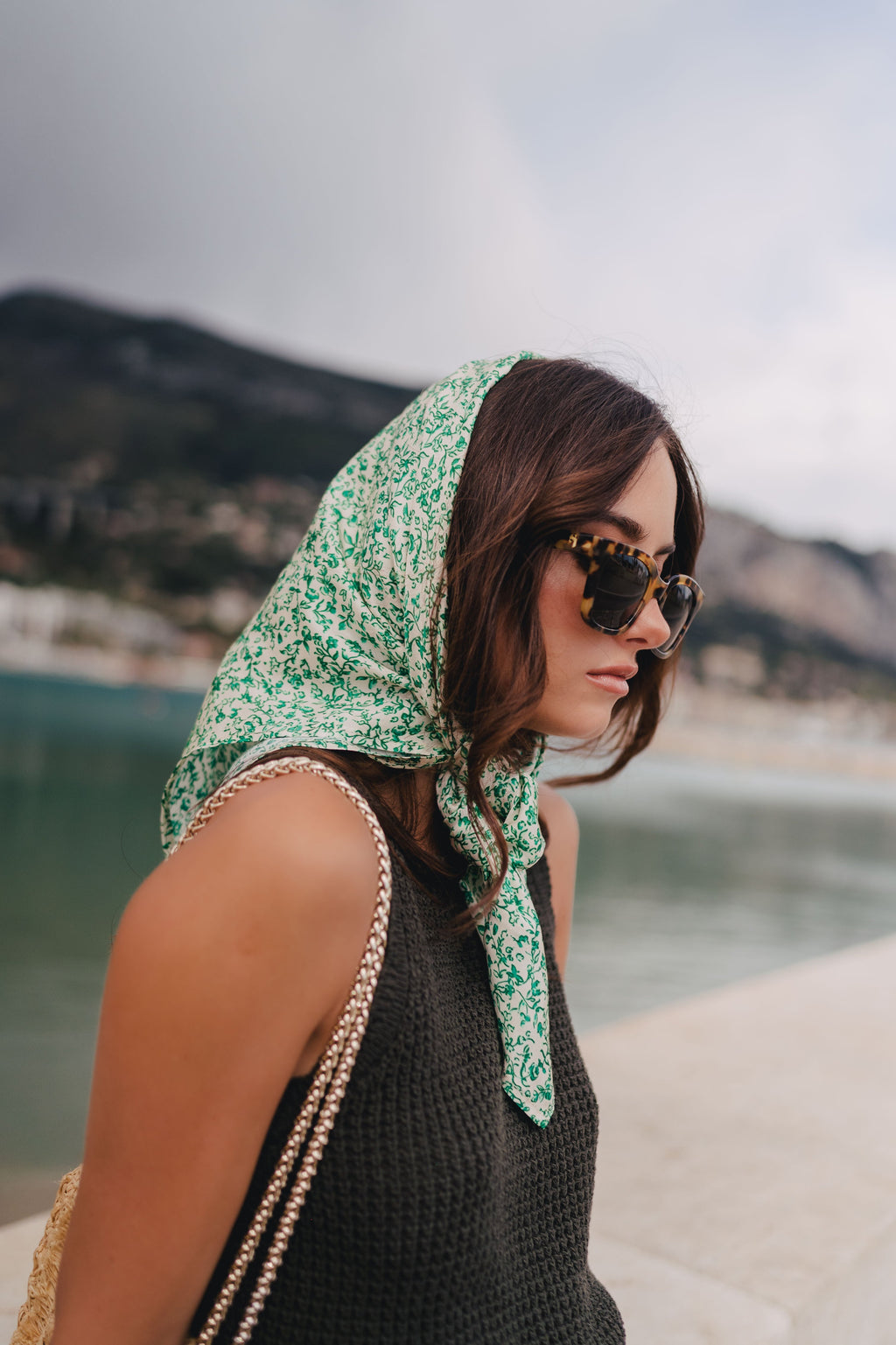 Foulard Melba Vert