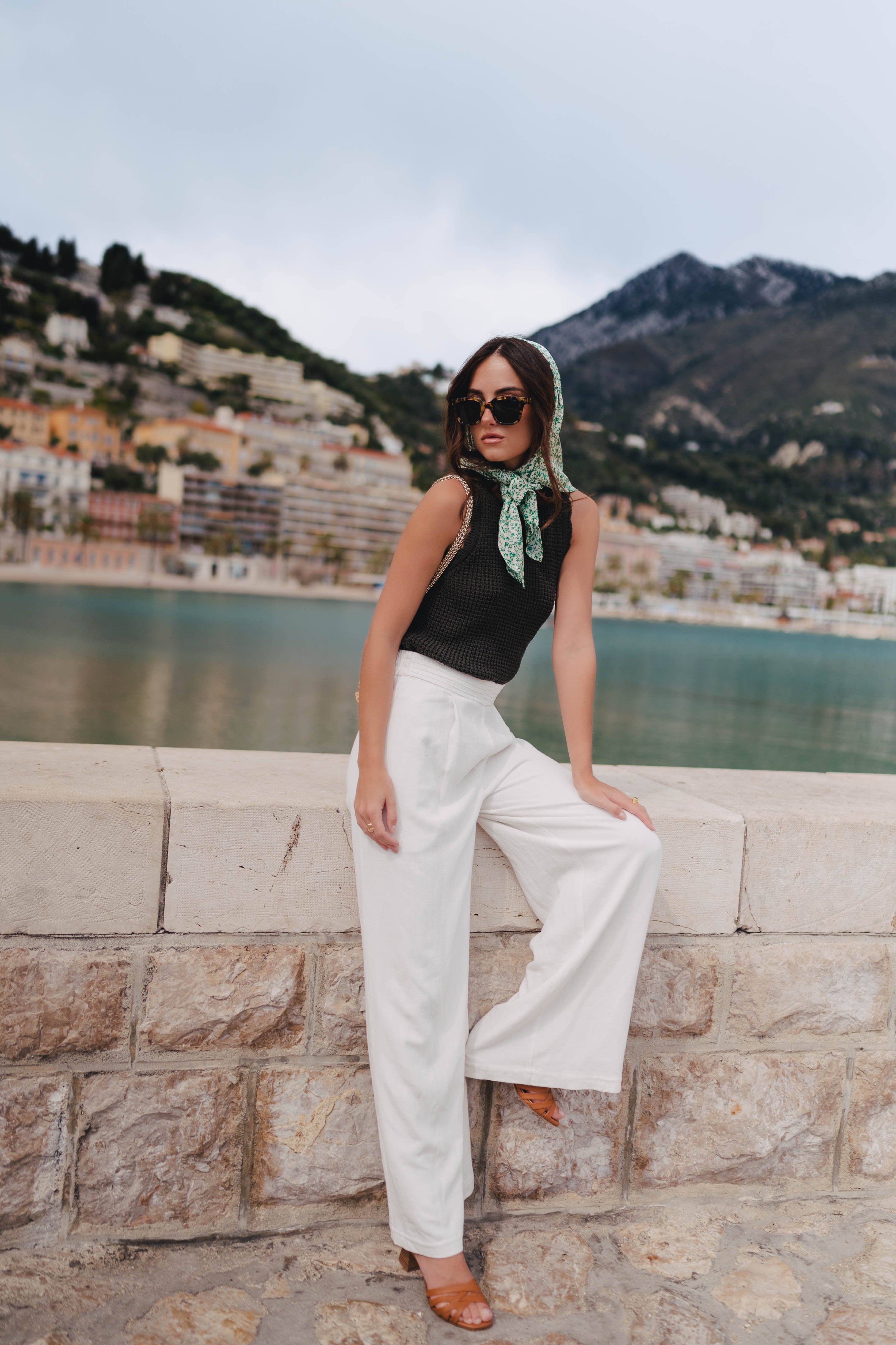 Foulard Melba Vert