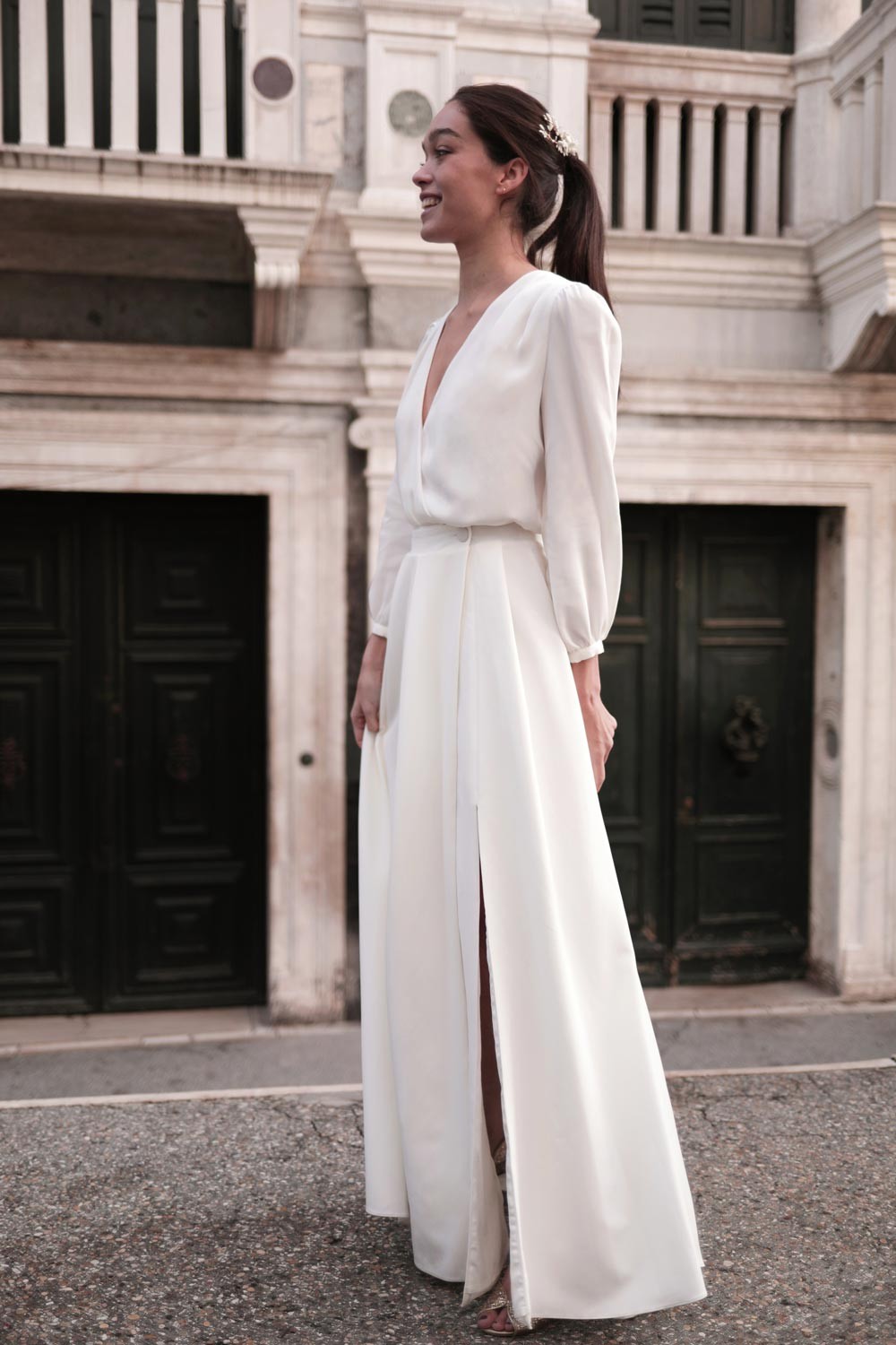 Bluse Emma - Weiß