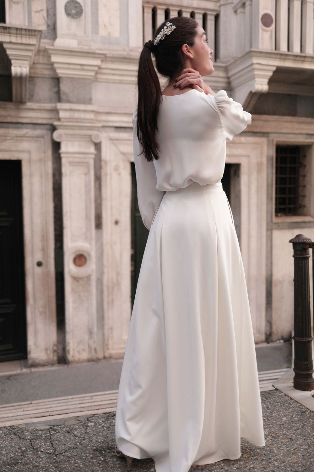 Bluse Emma - Weiß