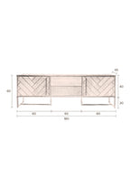 Class Bas - Sideboard - Oak veneer - Oak/Brown