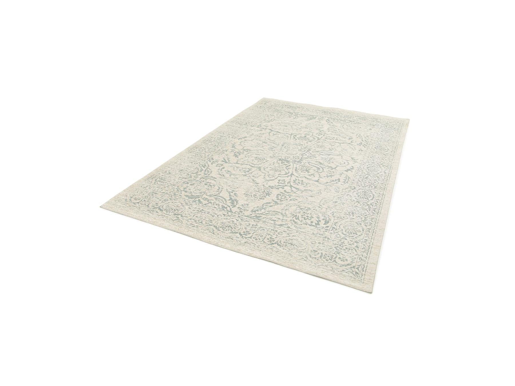 Hind - Tapis Poils Ras - Motif Abstrait - Bleu