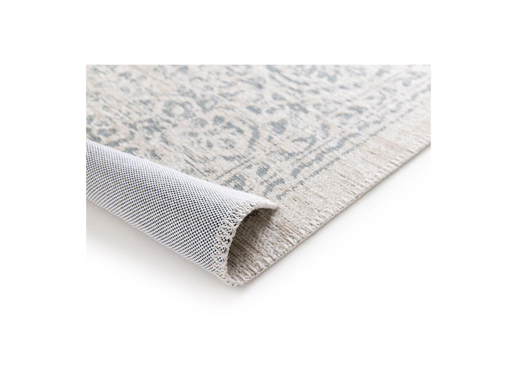 Hind - Tapis Poils Ras - Motif Abstrait - Bleu