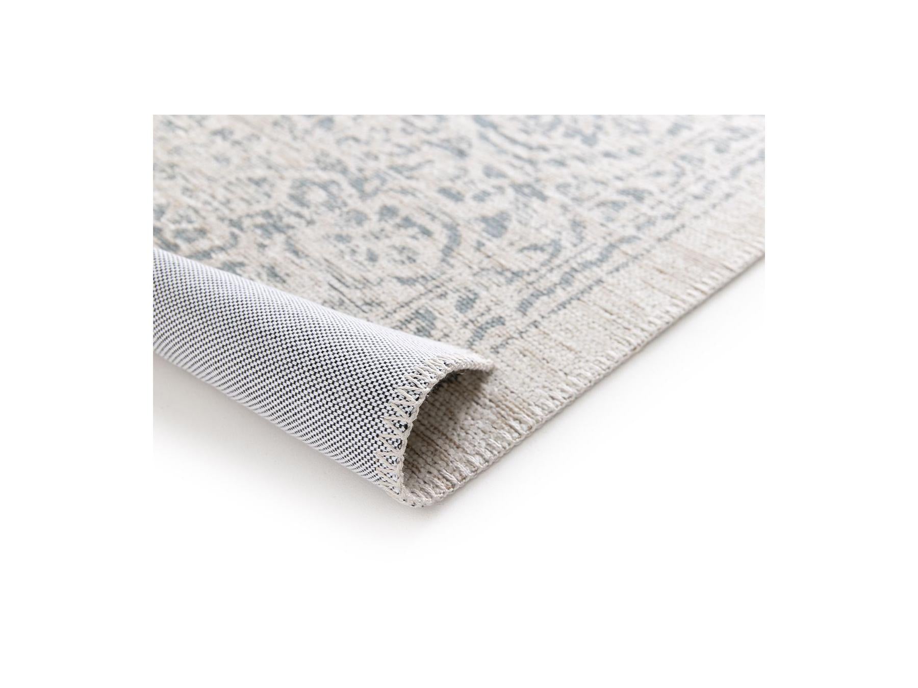 Hind - Tapis Poils Ras - Motif Abstrait - Bleu