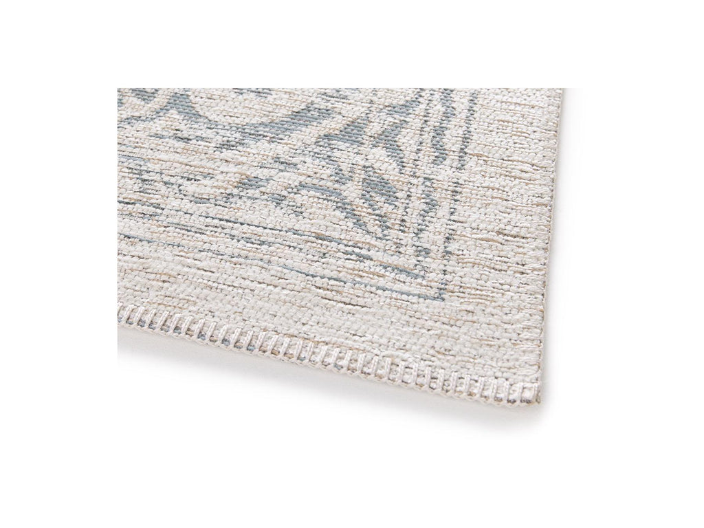 Hind - Tapis Poils Ras - Motif Abstrait - Bleu