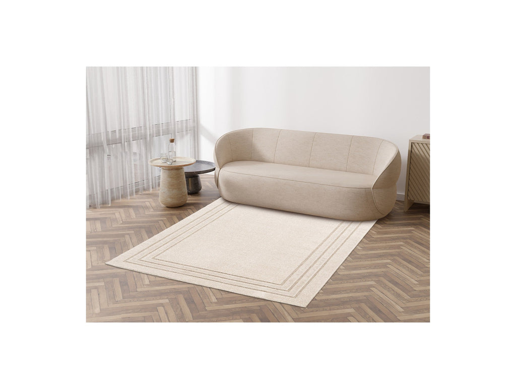 Alexandria - Alfombra de pelo corto - Motivo abstracto - Beige