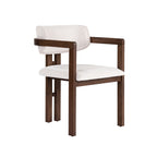 Chairs Toscana - White / Dark Walnut