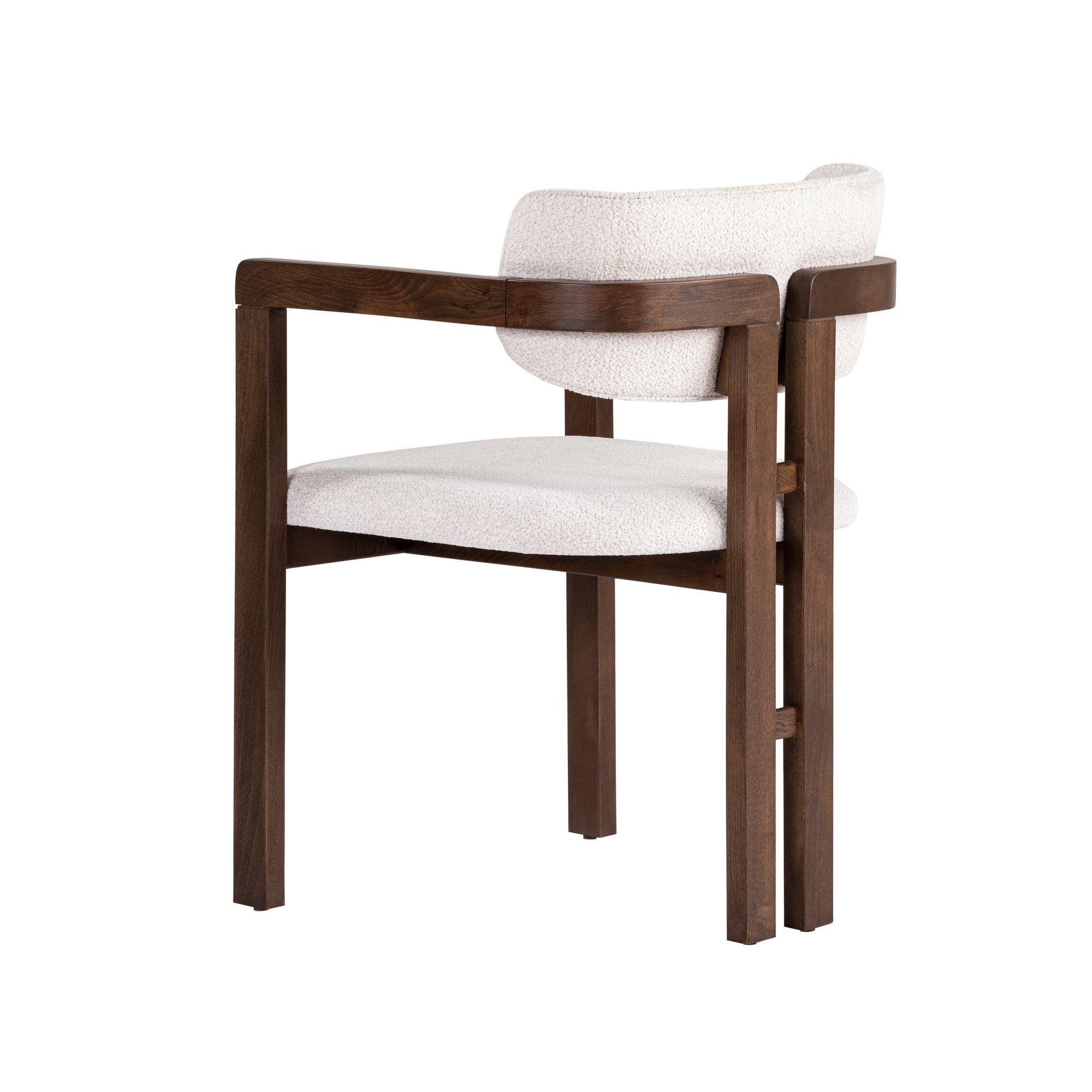 Chairs Toscana - White / Dark Walnut