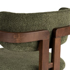 Chaise Toscana - Vert / Noyer Foncé