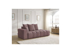 Sofá recto fijo - Mont-Blanco - Tejido jaspeado - Reposabrazos izquierdo