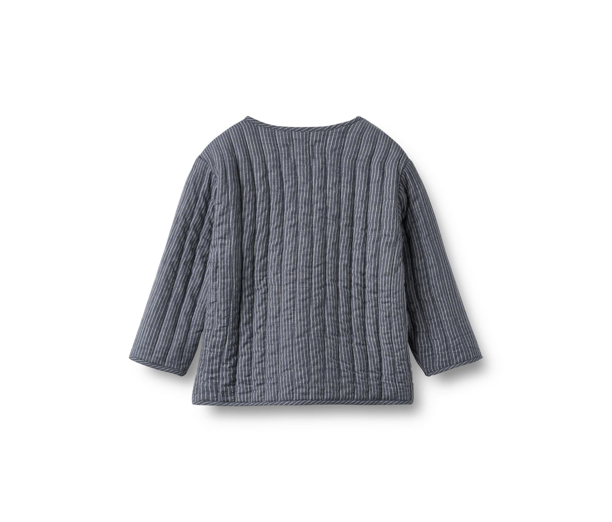 Veste Matelassée Siggo - Greyblue Slub Stripe