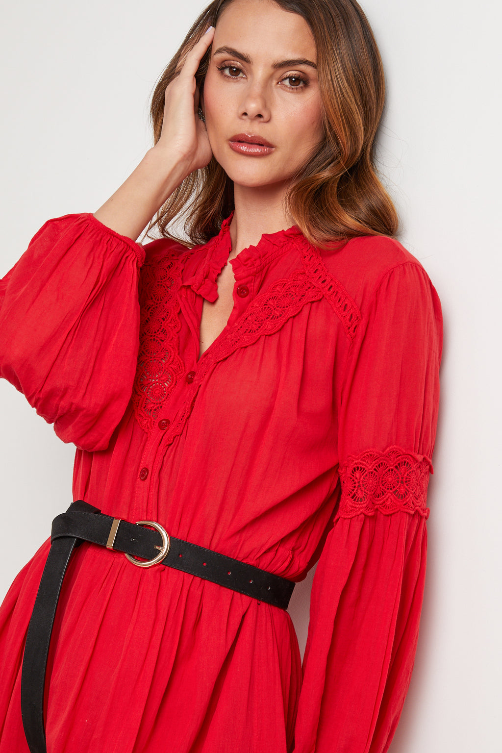 Dress - Red - Women