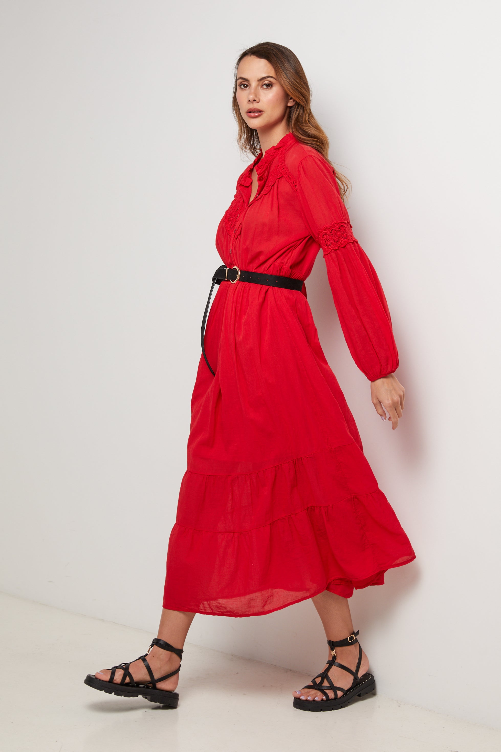 Dress - Red - Women