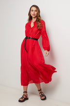 Dress - Red - Women
