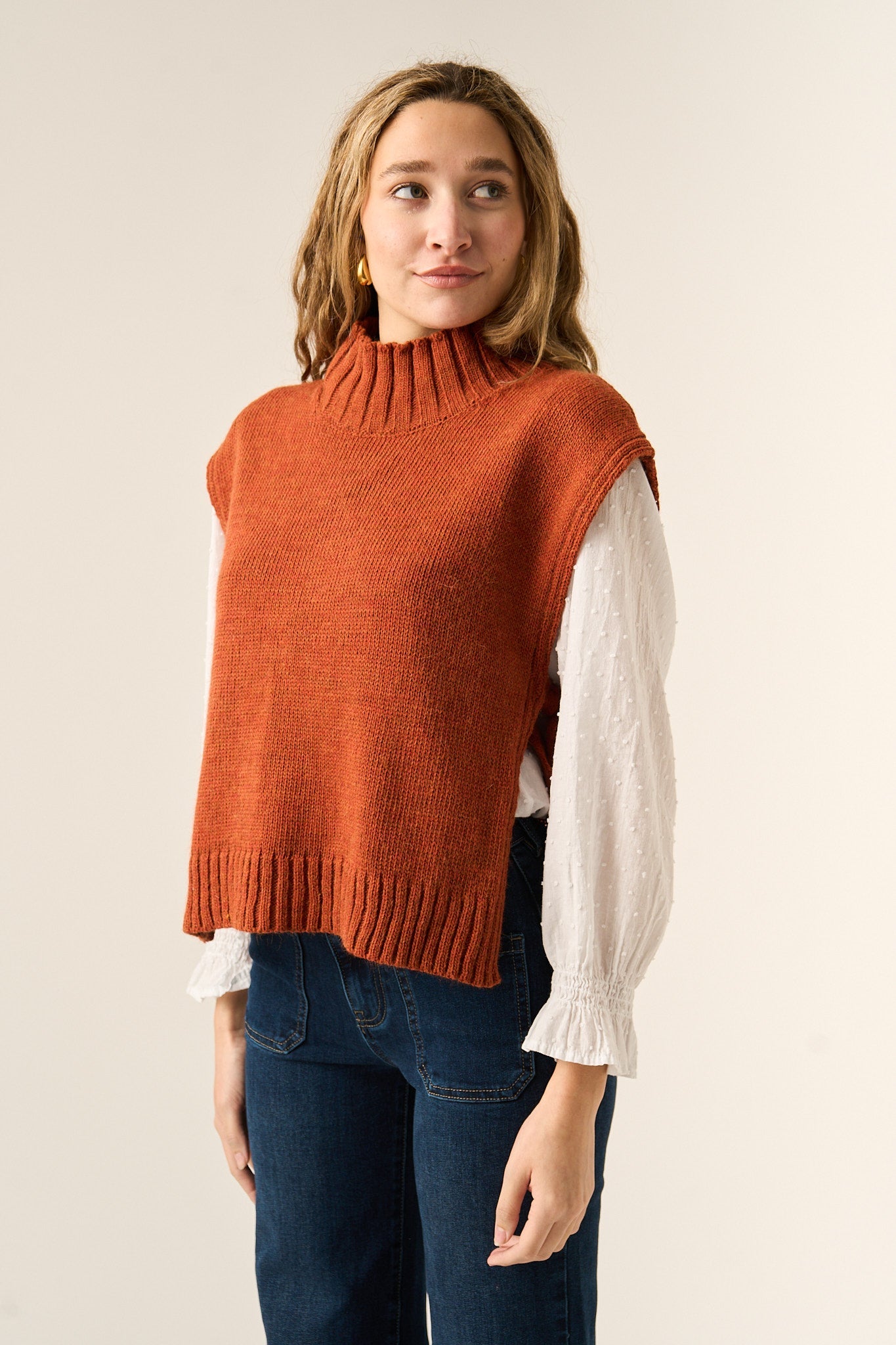 Gilet Julieta Terracotta