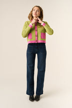 Green Dahlia Cardigan